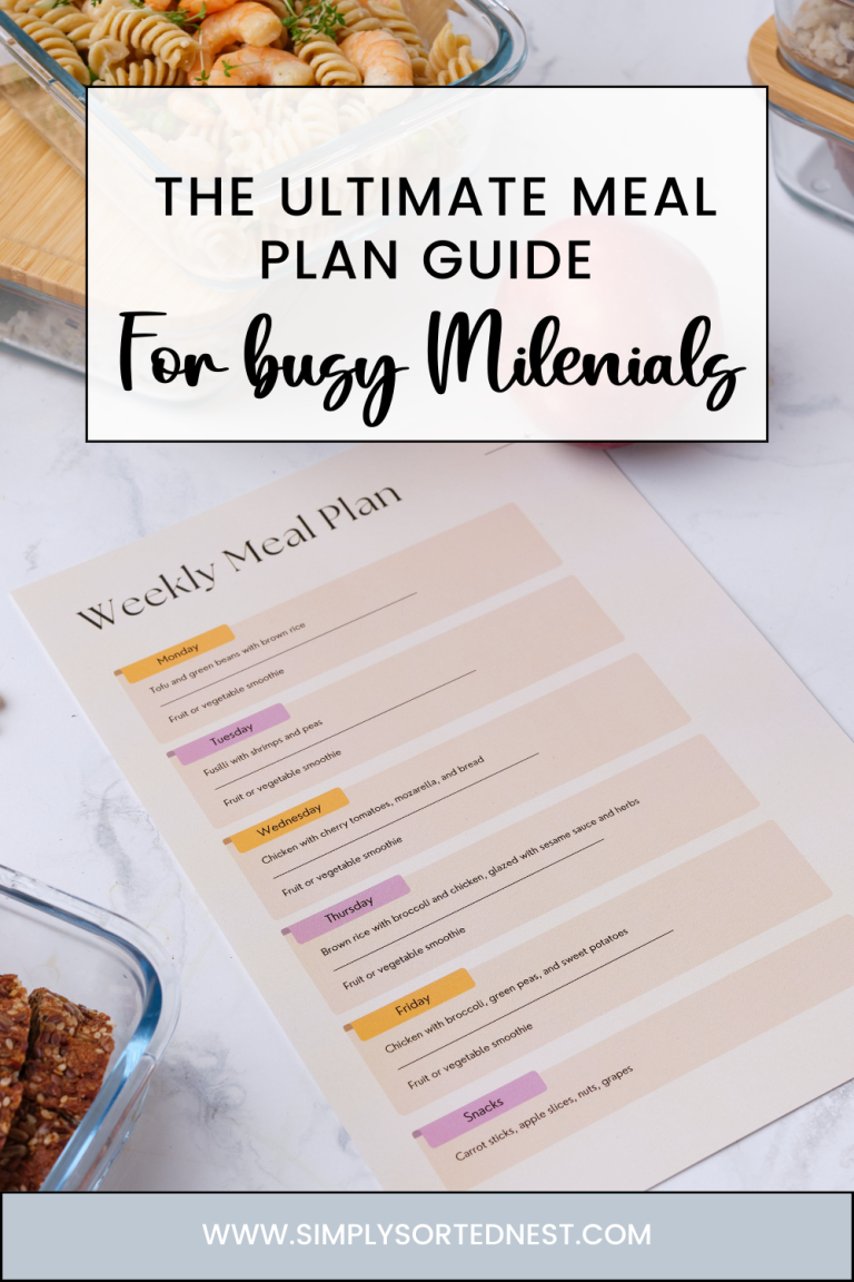 THE ULTIMATE MEAL PLAN GUIDE FOR THE BUSY MILLENNIAL